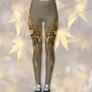 Leggings Alas y hojas