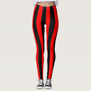 Leggings Albania Colores de bandera nacional con bandas ver