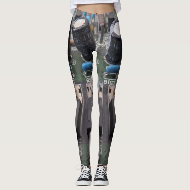 Leggings Alegramientos del circuito biónico2 (Anverso)