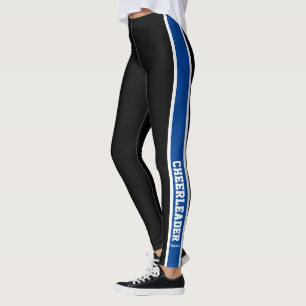 Leggings Alegre blanco y azul negro