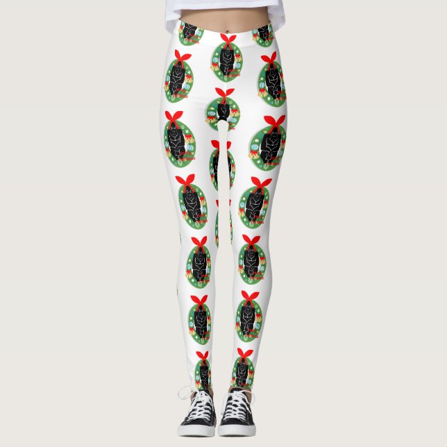 Leggings alegres navidades gorilas (Anverso)