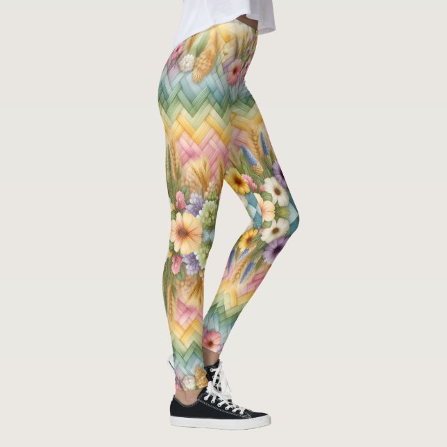 Leggings Alegría de Pascua de primavera (Derecha)