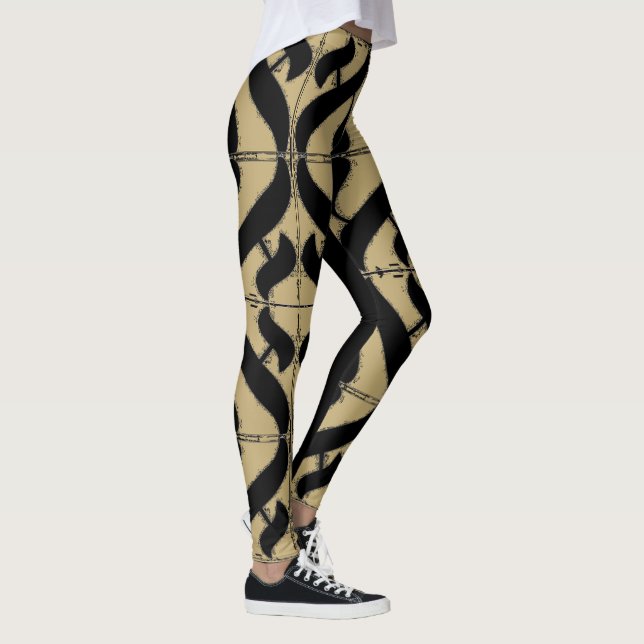 Leggings Aleph Symbol Reflection (Derecha)