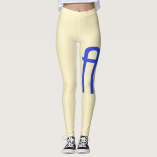 Leggings alfabético A