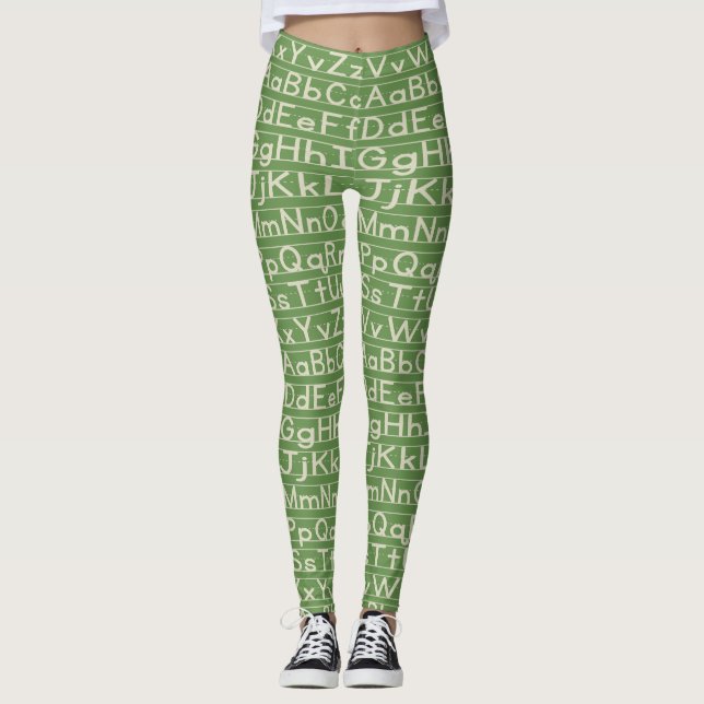 Leggings Alfabeto (Anverso)