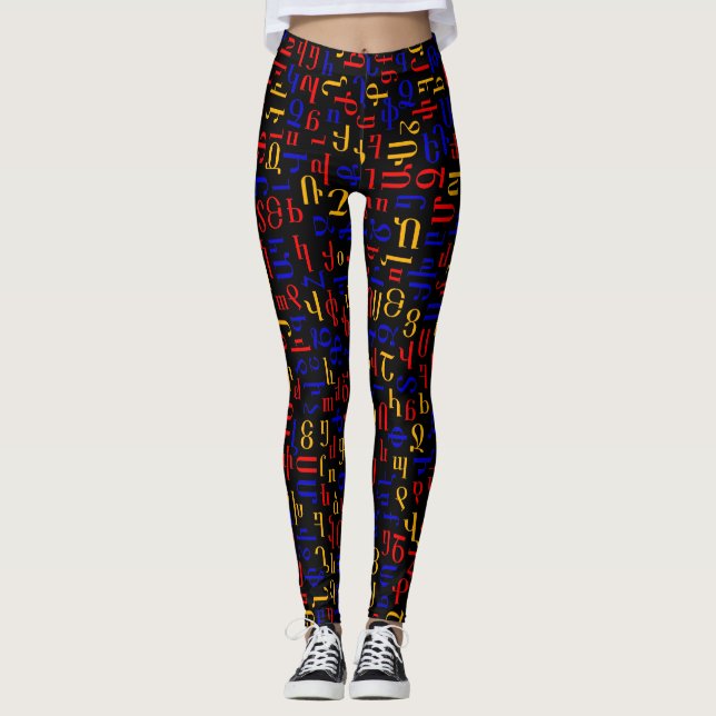 Leggings Alfabeto armenio (Anverso)