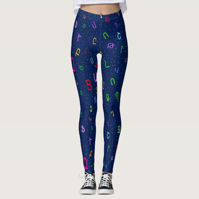 Leggings Alfabeto armenio  (Anverso)