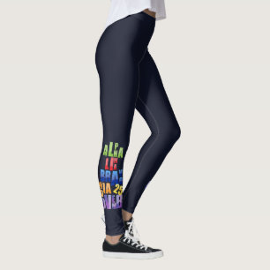 Leggings Alfabeto fonético de Albin 25