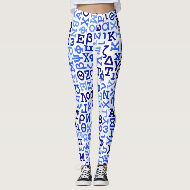 Leggings Alfabeto griego (Anverso)