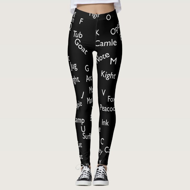 Leggings Alfabeto SPNP_Leggings (Anverso)