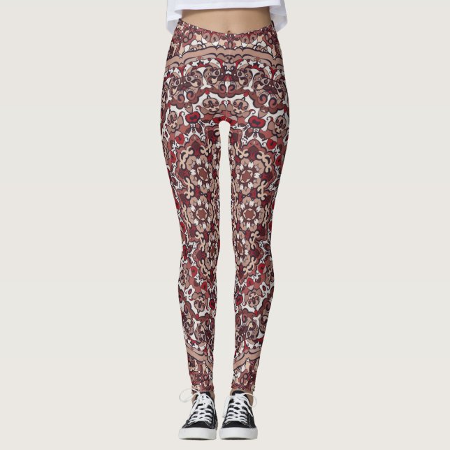Leggings Alfombra de color persa (Anverso)