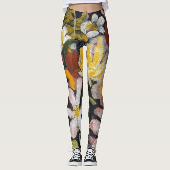 Leggings Alfombra de Flores | Auguste Macke | (Anverso)
