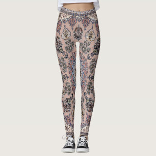 Leggings Alfombra de tapete persa turco oriental