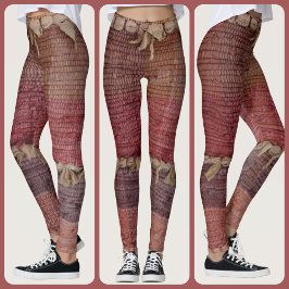 Leggings Alfombra de trapos Boho Chic Gypsy multicolor