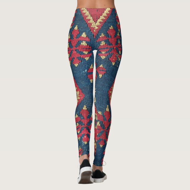 Leggings Alfombra kilim turca alfombra alfombra anticuada a (Reverso)