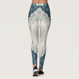 Leggings Alfombra persa anticuada turca