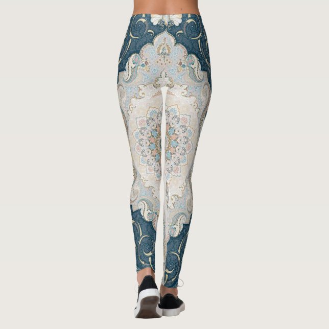Leggings Alfombra persa anticuada turca (Reverso)