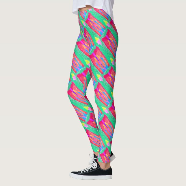 Leggings Alfombras y trapos resumen arte puro supremo (Izquierda)
