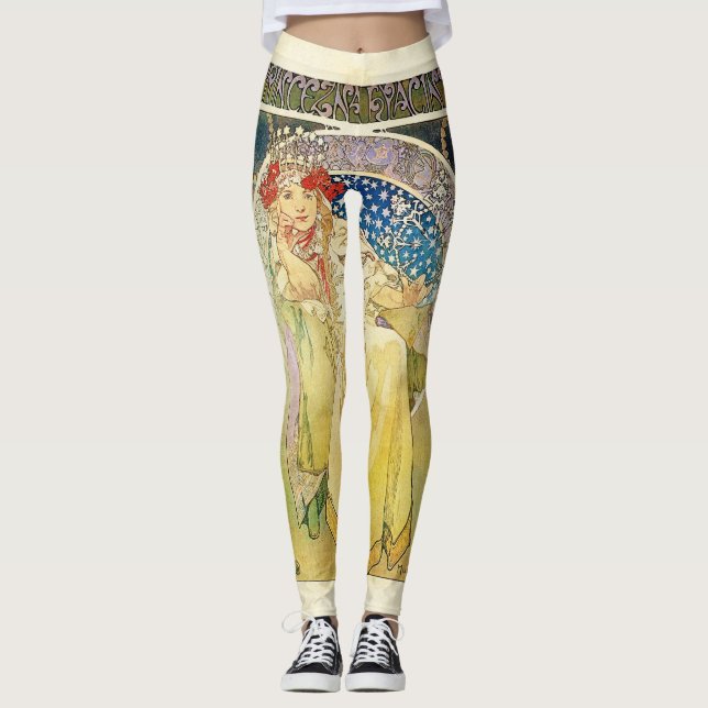Leggings Alfons Mucha 1911 Princezna Hyacinta (Anverso)