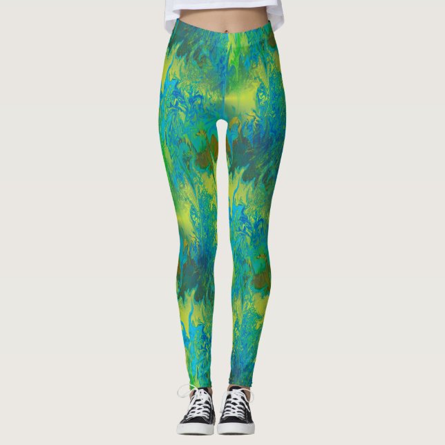 Leggings Algas marinas brillantes... (Anverso)
