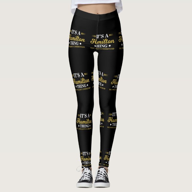Leggings Algo que Hamilton no entenderías (Anverso)