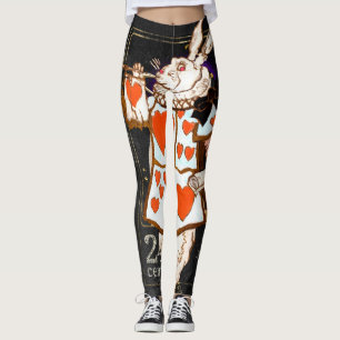 Leggings Alicia vintage en conejo de maravillas
