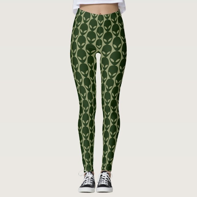 Leggings Alien Face (Anverso)