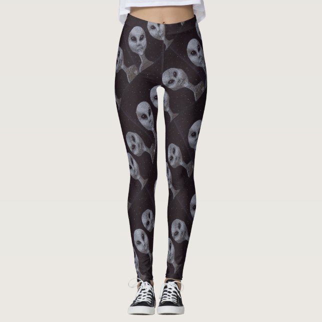 Leggings Alien Grays (Anverso)
