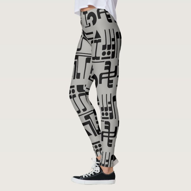 Leggings Alien Hieroglyphs (Izquierda)