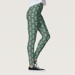 Leggings alienígena verde