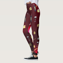 Leggings Alimentos Delight Cranberry Lights
