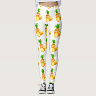 Leggings Aloha Summer Pineapple_ Islas Hawái