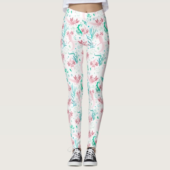 Leggings Alotta Pink Axolotls Piernas Blancas (Anverso)