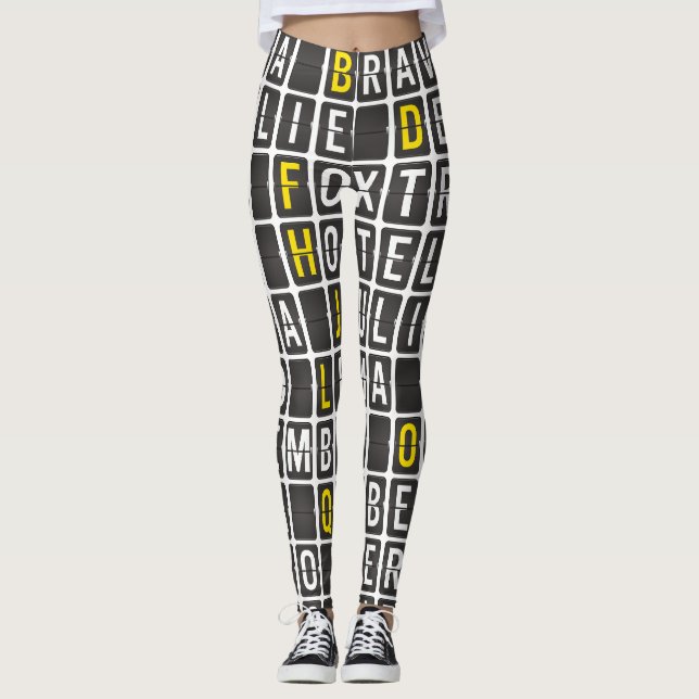 Leggings Alpha-Bravo-Charlie (Anverso)