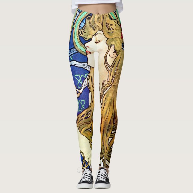 Leggings Alphonse Mucha JOB (Anverso)