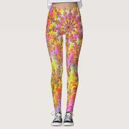 Leggings Alucinante Groovy Funky Psicodélico Fractal Explos