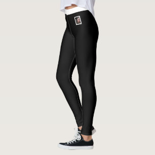 Leggings Ama de gatos Ropa deportiva negra personalizada pa