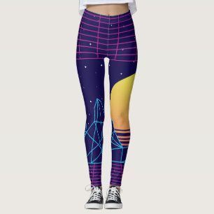 Leggings Amanecer de la onda de vapor
