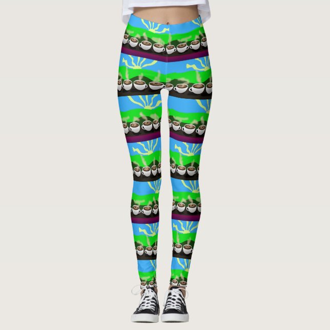 Leggings Amanecer Mañana Café (Anverso)