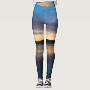 Leggings Amanecer otoñal del lago Springfield
