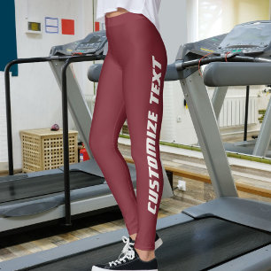 Leggings Amante de gatos Mamá de mascota Vino profundo y pe