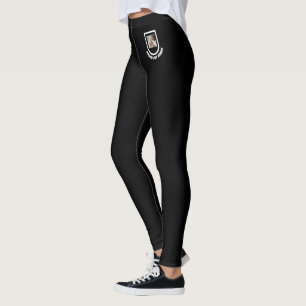 Leggings Amante de gatos negros Vintage Blanco Hecho a medi