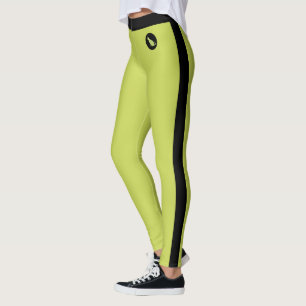 Leggings Amante de gatos personalizados Pet Mom Amarillo Ve