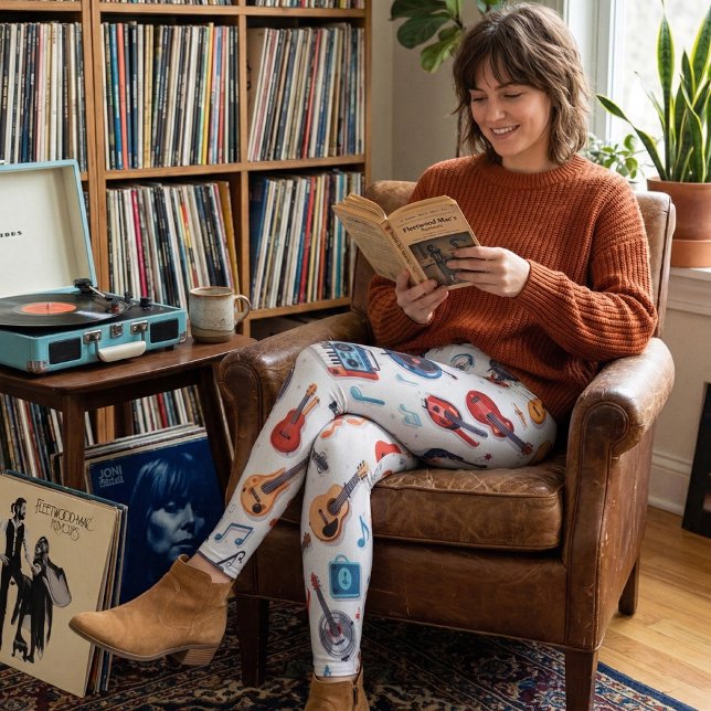 Leggings Amante de la Música Divertida - Instrumentos Music (Subido por el creador)