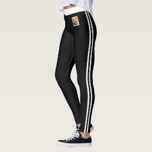 Leggings Amante de las Mascotas Gata Mamá Blanco Negro Depo