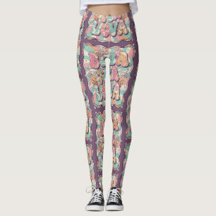 Leggings Amante del té de burbujas