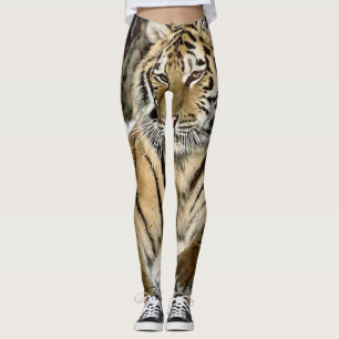 Leggings Amante del tigre siberiano de la fauna