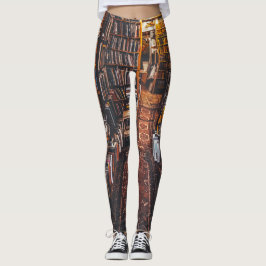 Leggings Amantes de los libros Estanterías de libros de lib