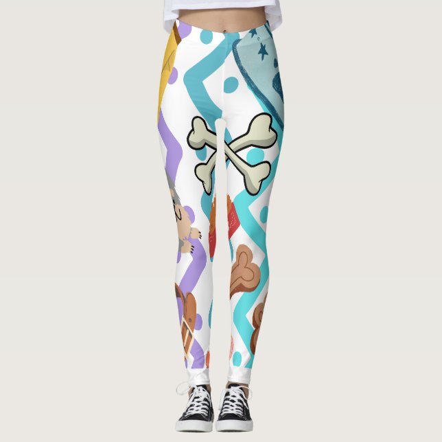 Leggings amantes de los perros vibes gimnasia (Anverso)