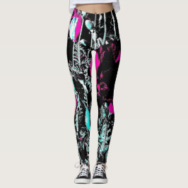Leggings Amapolas oscuras